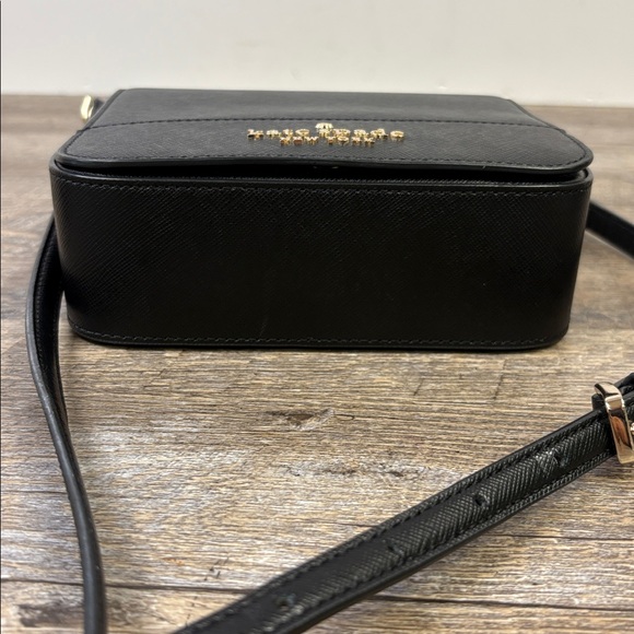 Kate Spade New York Black Saffiano Leather Top Handle Crossbody - Picture 5 of 15